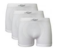 Liabel Slip | Boxer Uomo in Microfibra Senza Cuciture, Confezione da 3 Pezzi. Mutande Uomo in Seamless Made in Italy (IT, Testo, XXL, Regular, Regular, Boxer, Bianco)
