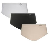 Liabel Slip Culotte Donna Conf 3pz, Art. AZ2550A Assortito (Bianco-Nero-Nudo) M/L