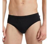 Liabel - Slip Uomo Cotone 100%, Confezione da 3, Mutande Bianche e Colorate, Intimo Traspirante con Elastico Interno (IT, Testo, L, Regular, Regular, 3 Neri)