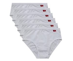 Liabel Slip Vita Alta Cotone bielastico Art. 723 6 Pezzi Bianco 6 (XL)