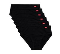 Liabel Slip Vita Alta Cotone bielastico Art. 723 6 Pezzi Nero 6 (XL)