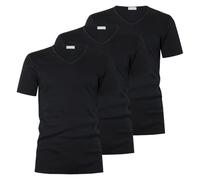 Liabel T-Shirt 2828-53 Uomo Scollo a V Caldo Cotone. Conf. 3pz. Nero 3XL