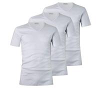 Liabel T-Shirt Uomo 100% Cotone, Art. 4428/t53 Scollo V, Pacco da 3, Bianco L
