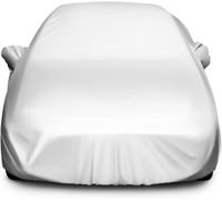 Liacxrmk Copertura Completa Auto da Esterno per MAZAD CX-9 2007-,Copertura Resistente alle Intemperie Roteggere da Vento Neve Grandine E Raggi UV,White