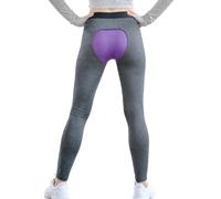 Liaeglam Pantaloni termici da donna con cavallo aperto, mutande lunghe