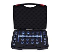 LIAIZE Kit di pressatura universale per cuscinetti a ciclo, strumento di pressatura con borsa per il trasporto e 18 adattatori, facile per manutenzione fai da te di cuscinetti a pedale, mozzo e asse