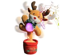 Liakyunf Albero di Natale Elettrico Ballerino con Musica,Albero di Natale Elettrico con Luci e Canto | Decorazioni per Ringraziamento | per Uffici Compleanno Scuola e Appartamento