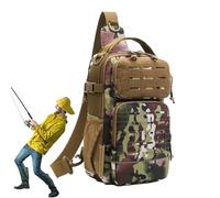 Liakyunf Borsa A Tracolla Da | Con Portabottiglia E Scomparto Per Attrezzatura Da,Sacca Per l'Attrezzatura,per Camping Uomini Viaggio Escursionismo Outdoor Palestra Sport e Avventura