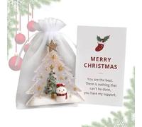 Liakyunf Carta di Natale - Biglietti di Incoraggiamento Natalizi con Decorazioni per Tavola ad e Pupazzo di Neve - Decorazioni Festive per Cucina Casa Inverno Cascina Mensola Tavolo Party