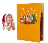 Liakyunf Cartoline Di Natale | Biglietto Di Compleanno 3D Con Musica E Luci | Regalo Ricordo Per Ragazzi Ragazze Bambini E Famiglia | Auguri Per Compleanni Lauree E Occasioni Speciali