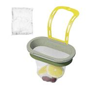 Liakyunf Cestello Filtro per Lavello - Rete Raccolta Rifiuti Per Lavello - Accessorio Appeso Domestico con 50 Sacchetti Maglia per Hotel Panetteria Ristorante Casa Affitto