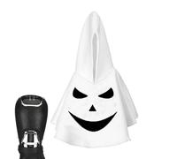 Liakyunf Coprileva del Cambio - Copertura Halloween Ghost Hoodie Per Cambio Auto | Auto Interni Protettivi | Per Halloween Natale Compleanno Pendolari Viaggi Lunghi Percorsi