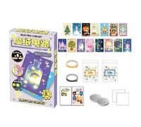 Liakyunf Kit Scientifico - Set Didattico per Circuiti Elettrici - Attività Educative Pratiche per Scuola e Casa con Creazione Biglietti Luminosi e Apprendimento Manuale