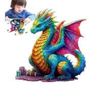 Liakyunf Rompicapo A Di Drago Per Adulti - Puzzle Incastrato Raffigurante Draghi | Gioco Educativo Per Adulti Rompicapo Divertente Per La Serata In Famiglia Decorazione Per La Casa