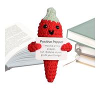 Liakyunf Sostegno Positivo All'Uncinetto, Lavorato a Maglia Ispirazionale Patata Motivazionale, Creazione Manuale Morbida E Divertente Per Laurea Pasqua Ufficio San Compleanni E Altri Eventi