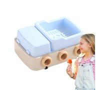 Liakyunf Stampo per , con coperchio a 6 scomparti, riutilizzabile, stampo per ghiaccioli, per frutta, lecca-lecca, budino, yogurt, caramelle, cioccolato