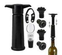 Liakyunf Tappo per Vino - Set Completo Per Aprire Champagne, Aerare E Dispensare,Conservatore di Vino Riutilizzabile,Per Champagne, Birra, Cucina, Bar e Casa