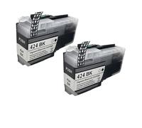 LIALTAOYA Cartuccia d'inchiostro for Br-other MFC-J4340DW J1200DW J5955DW J4335DW J4535DW(LC424 Standard K 2PC)