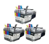 LIALTAOYA Cartuccia for Br-other MFC-J4340DW J1200DW J5955DW J4335DW LC424 LC-424 LC426 LC427 LC-426 LC427XL(2PCS LC427 Black)