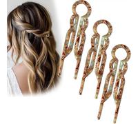 Lialys Prestige - Forcine per capelli eleganti per tutti i tipi di capelli, comoda tenuta per tutto il giorno, set da 3 pezzi
