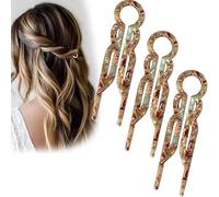 Lialysoff Hair Pin, 2025 New Lialys Hair Pin,Retro U Shaped Lialys Hair Pin,Hair Styling Accessories,Comfortable All-Day Hold,Suitable for All Women's Hair Styles (A)