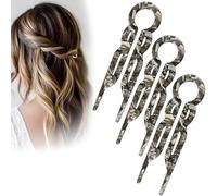 Lialysoff Hair Pin, 2025 New Lialys Hair Pin,Retro U Shaped Lialys Hair Pin,Hair Styling Accessories,Comfortable All-Day Hold,Suitable for All Women's Hair Styles (C)