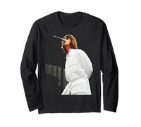 Liam Gallagher Oasis dal Vivo Britpop Knebworth 1996 Maglia a Manica