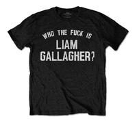 Liam Gallagher - T-Shirt # S Unisex Black # Who The Fuck
