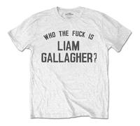Liam Gallagher Who the F ufficiale Uomo maglietta unisex