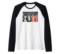 Liam & Noel Gallagher Oasis Band a Knebworth 1996 Maglia con Maniche Raglan