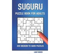Liam Parker Suguru Puzzle Book for Adults (Tascabile)