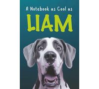 Liam’s Notebook - Fun 6×9 Journal for Everyday Writing: A Personalized Glossy Notebook with 100 Dog-Inspired Pages and the Meaning of the Name Liam on the Back Cover