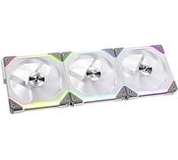 Lian Li 12UF3W UF-SL120-3W - Set di ventole fai da te per desktop, 122,8 x 122,4