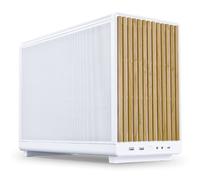 Case Lian Li DAN Cases A3mATX Legno Edition PC Micro-ATX Buche Bianco Mini-Tower