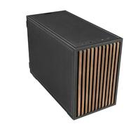 Lian Li B4-mATX 21.3L PC Case, 358mm GPU, 360 AIO, 2 ventole sottili, legno | 2 ventole slim top preinstallate da 120 mm, supporta AIO da 360 mm, alimentatore ATX da 140 mm, configurazione orizzontale