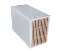 Lian Li B4-mATX 21.3L PC Case, 358mm GPU, 360 AIO, 2 ventole sottili, legno | 2 ventole slim top preinstallate da 120 mm, supporta AIO da 360 mm, alimentatore ATX da 140 mm, configurazione orizzontale