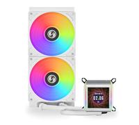 Lian Li Ga Ii Lcd Processore Kit Di Raffreddamento A Liquido 12 Cm Bianco (lian Li Galahad Ii Lcd Performance Aio 280mm All In One Cpu Cooler - White)