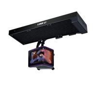 Lian Li Hydroshift II OLED Curvo 360 Liquid CPU Cooler - Flessibile Slide-Tube Clamp Coolant Pathway - Schermo 2K regolabile da 6,6 pollici - Effetti di animazione 3D - LGA 1851/1700, AMD AM5/4 - Nero