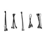 LIAN LI KIT DE CABLES ARGB 2 A 1 PWM/4 A 1 3P/2 A 1 ARGB/4 A 1 4P/2 A 1 ARGB G89.12UF-EX.00