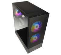 Lian Li LANCOOL 205 Mesh C, Mid-Tower, Tempered Glass, ARGB - Nero LANCOOL 205 MESH C BLACK