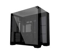 Lian Li O11 Vision O11VPX Custodia compatta in acciaio nero, vetro temperato, ATX Mid Tower case computer, collegamento posteriore