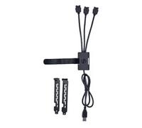 Lian Li PW-U2TPAB USB Hub black USB-A-2.0-Hub 1-zu-3-Splitter schafft