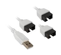 Lian Li PW-U2TPAW cavo USB interno (Lian Li USB 2.0 1-to-3 Hub [Type A Male Port] Controller Hub) NEW