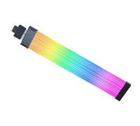 Lian Li PW16-121W - Cavo di prolunga di alimentazione RGB indirizzabile a 16 pin con controllo wireless, striscia a 12 LED, cavo di alimentazione accessorio per computer
