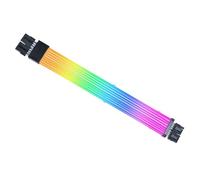 LIAN LI Strimer - Cavo di prolunga wireless GPU 2 x 6+2 pin RGB - 116 LED indirizzabili, connessione wireless 2,4 GHz, compatibile L-Connect 3, manicotto premium (controller wireless non incluso)