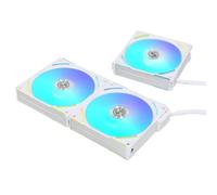 Lian Li UF-AL120V2-3W sistema di raffreddamento per computer Case per computer Ventilatore 12 cm Bianco 3 pz