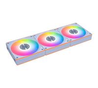 Lian Li UNI FAN CL Wireless 120 mm ARGB PWM Ventola bianca (confezione da 3 con controller) | Raffreddamento potente - per alloggiamento e radiatore