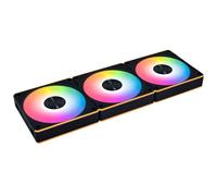 Lian Li UNI FAN CL Wireless Reverse Blade 120 mm ARGB PWM Ventola Nero (confezione da 3 con controller) | Potente raffreddamento - per alloggiamento e radiatore