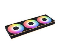 Lian Li UNI FAN CL Wireless 120 mm ARGB PWM Ventola Nero (confezione da 3 con controller) | Potente raffreddamento - per alloggiamento e radiatore