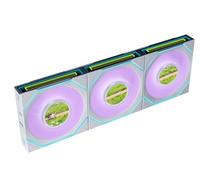 Lian Li UNI FAN SL-INF LCD FLEX Wireless L?fter, ARGB und LCD - Reverse Blade, 120mm, wei?, 3er-Pack mit Controller (G9F.12RSLIND1F3W.00)